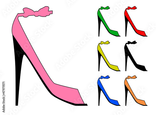 Stiletto Heel Shoes Background