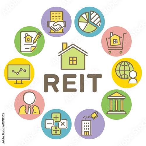 REIT（不動産投資信託）　ロゴ photo