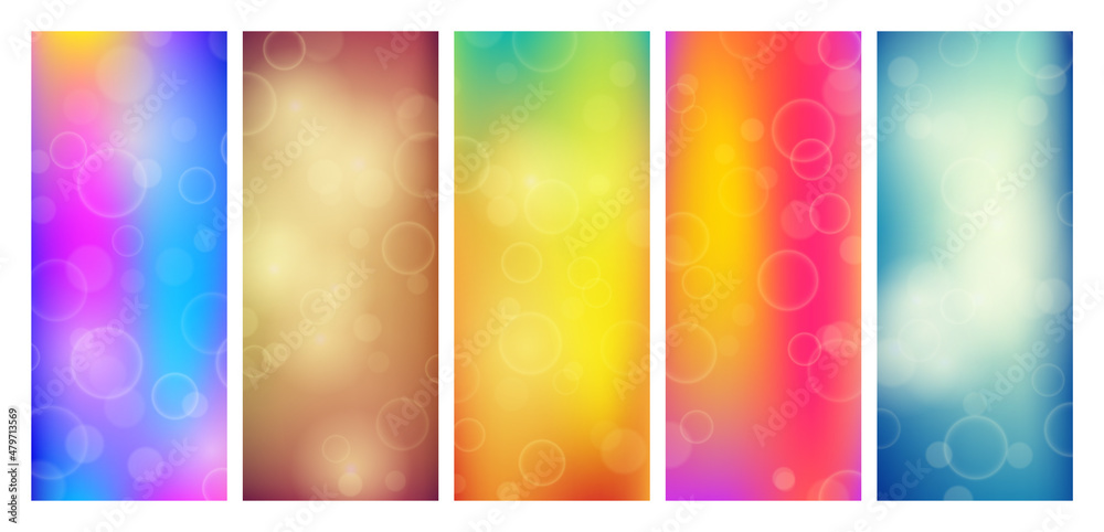 Abstract background with blur bokeh light effect