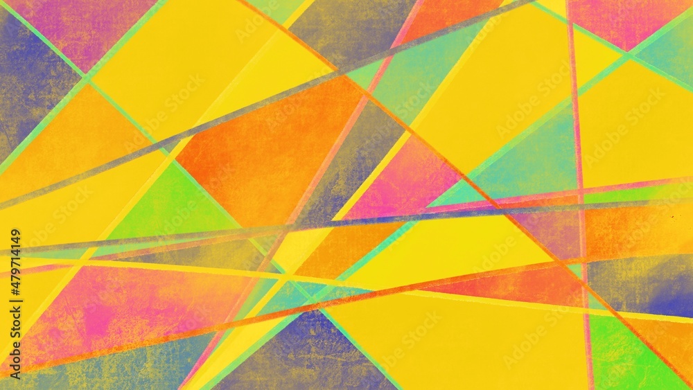 Fototapeta premium abstract colorful background with triangles