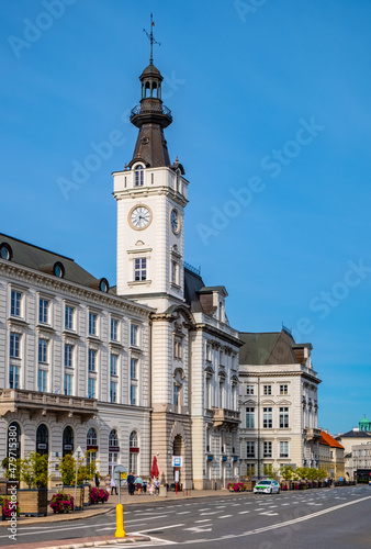 Historic Palac Jablonowskich Jablonowski Palace presently Citibank headquarter at Senatorska street in Srodmiescie city center district of Warsaw in Poland photo