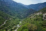 Corsica-view of the river Golo