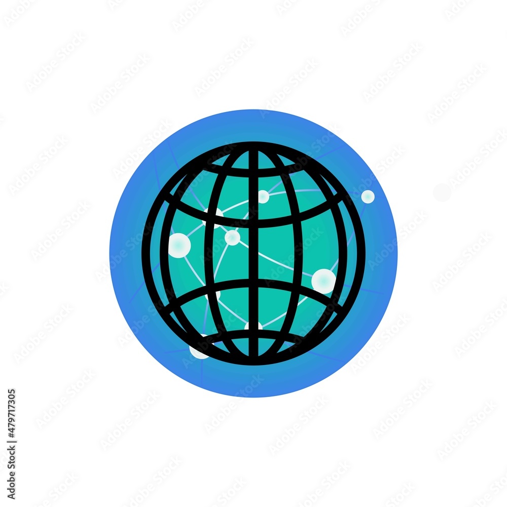 globe icon vector design templates