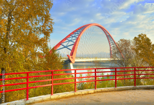 Bugrinsky Bridge on the Ob photo