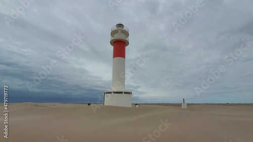 fangar lighthouse in the ebro delta