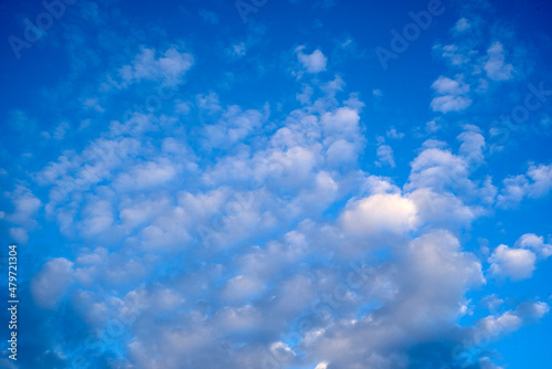 blue sky with clouds © 浩 阿部