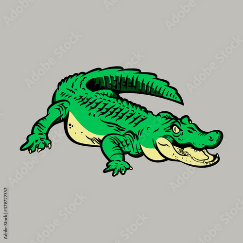 Aligator Cartoon Vector © Woodbridge
