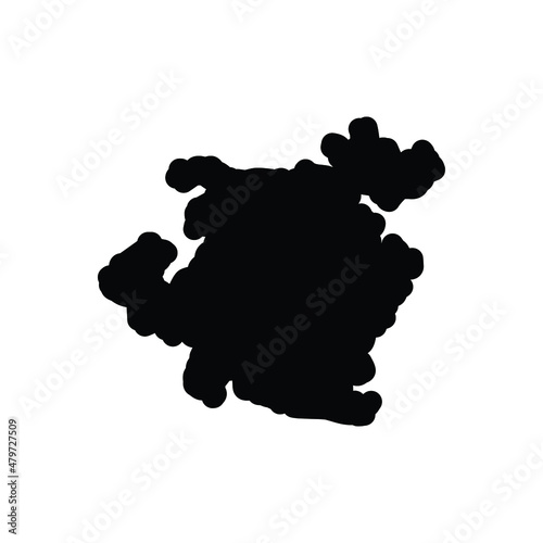 Black solid icon for greensboro