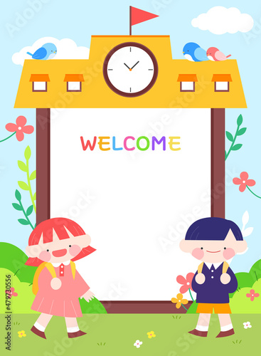 Happy new semester illustration collection