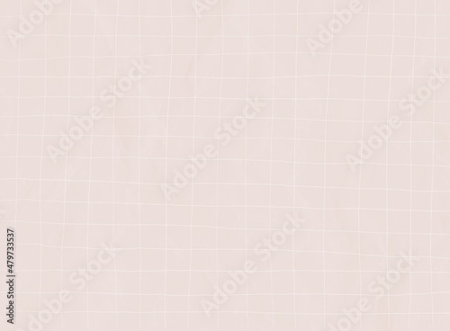 White grid on beige or pastel pink, powdery color background. Hand drawn texture, backdrop, cover, banner.	