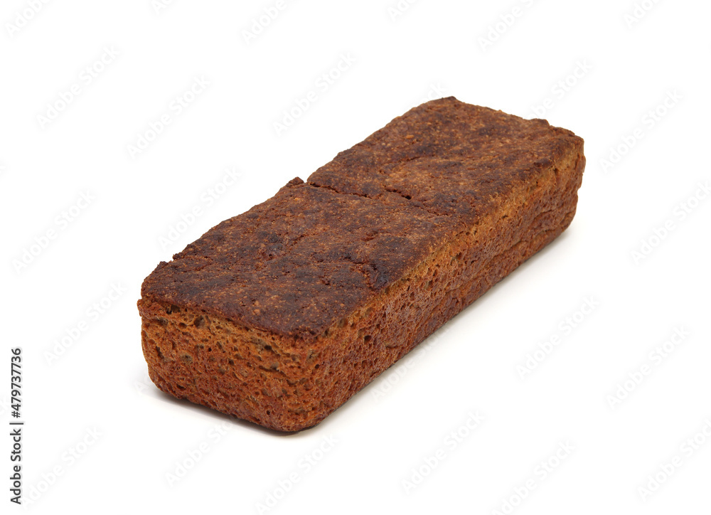 BREAD. A lovely loaf of bread. on an isolated white background. food. bakery products.