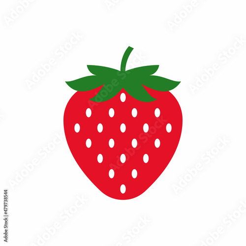 strawberry fruit icon vector