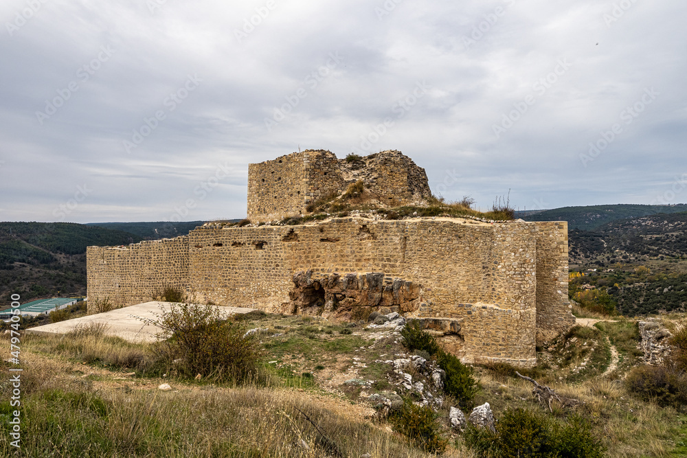 Rochafrida Castle in Beteta, Serrania de Cuenca. Castilla la Mancha, Spain