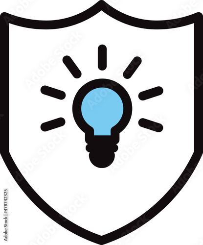 defense of ideas line icon