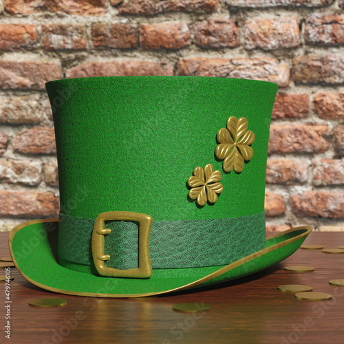 St Patrick’s day green leprechaun hat