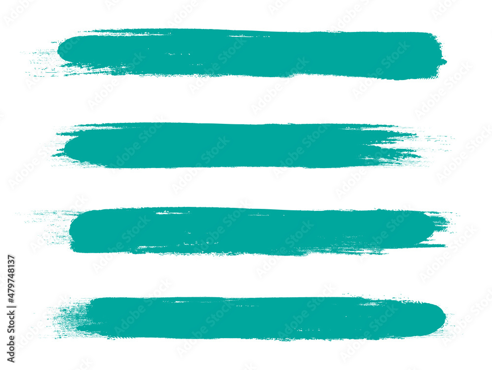 Turquoise brush stroke set isolated on background. Collection of trendy brush stroke vector for turquoise ink paint, grunge, dirt banner, watercolor design and dirty texture. Brush stroke vector Turquoise brush stroke set isolated on background. Collection of trendy brush stroke vector for turquoise ink paint, grunge, dirt banner, watercolor design and dirty texture. Brush stroke vector