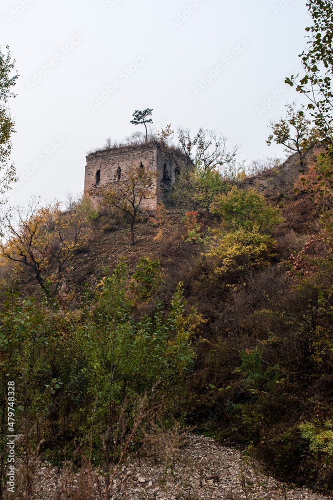 Ancient Chinese Architecture-the Great Wall Landscape of Qingshan Pass