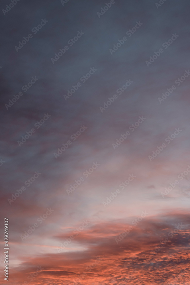Sunset In The Clouds With Dramatic Mood Sunset In The Clouds With Dramatic Mood
