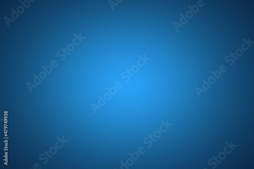 Abstract empty background with blue gradient color.