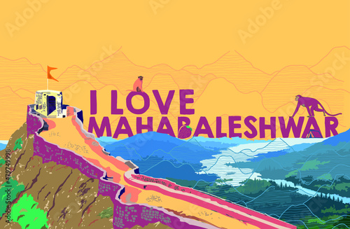 I love the Mahabaleshwar posters for banners, hoarding, backdrop.