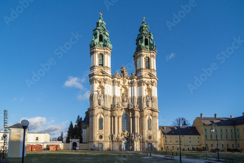 Panorama of Krzeszow - Cistercian abbey  Lower Silesia  Poland