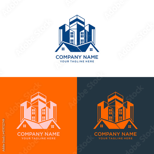 Buildings real estate logo