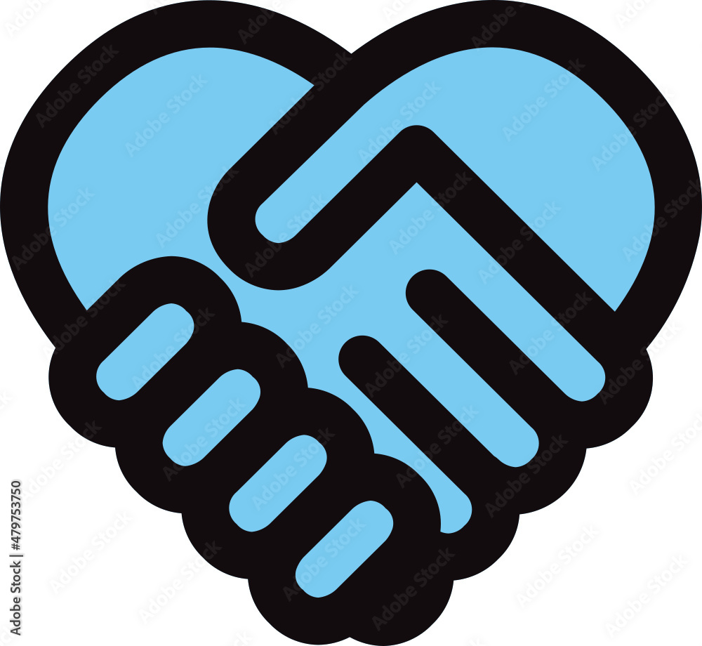 handshake line icon handshake line icon