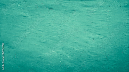 abstract cement concrete wall texture background green teal color