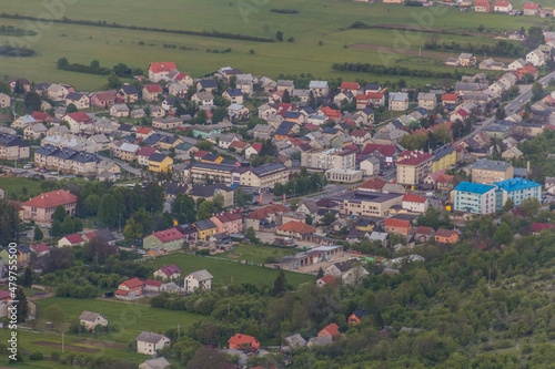 Aerial view of Korenica village, Croatia photo