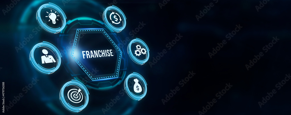 Internet, business, Technology and network concept. Franchise concept. 3d illustration. Internet, business, Technology and network concept. Franchise concept. 3d illustration.