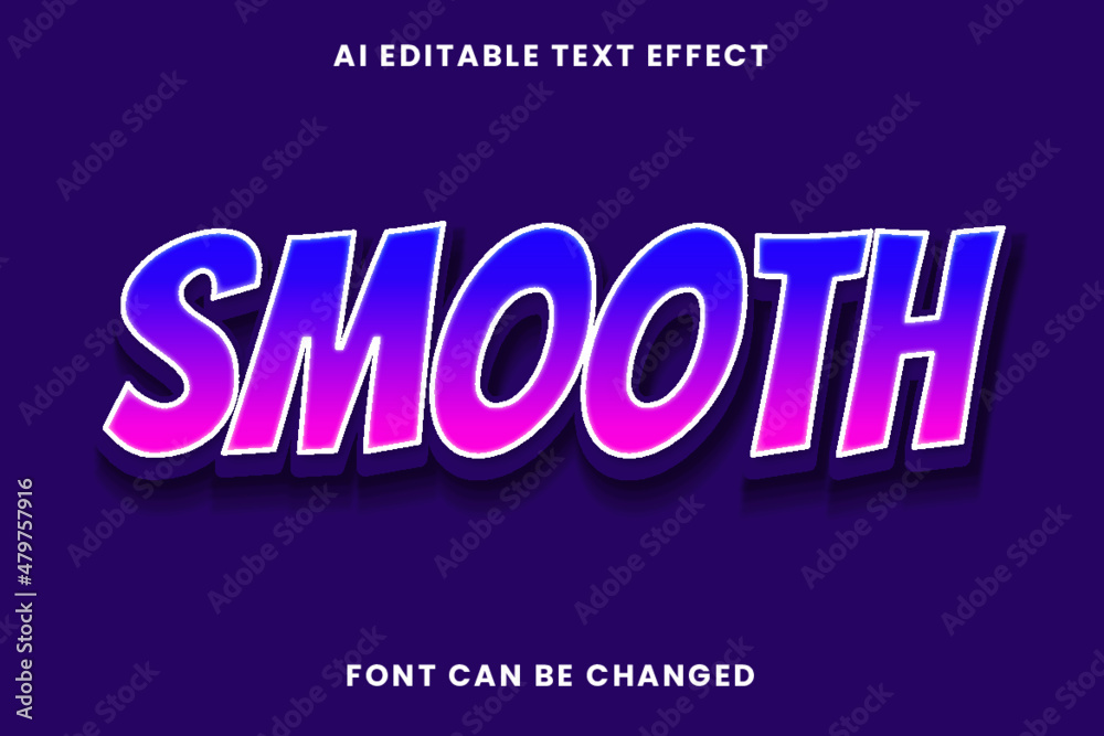 Smooth Text Effect