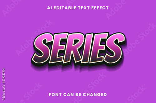 Series Text Effect