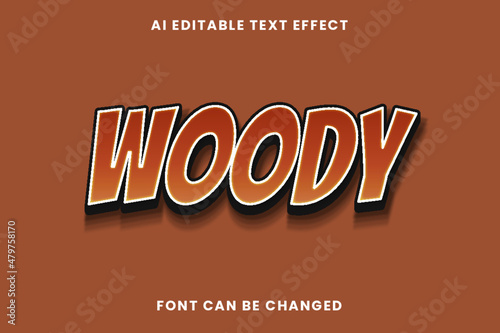 Woody Text Effect