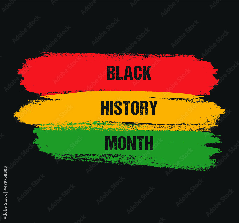 Obraz premium Black History Month, celebrating the black history 
