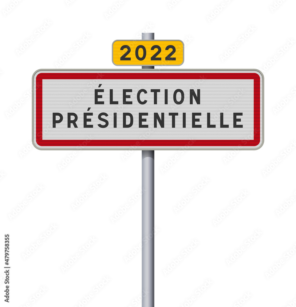 Panneaux de ville - élection présidentielle 2022