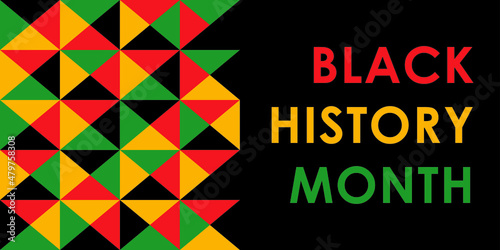 Black History Month, celebrating the black history 
