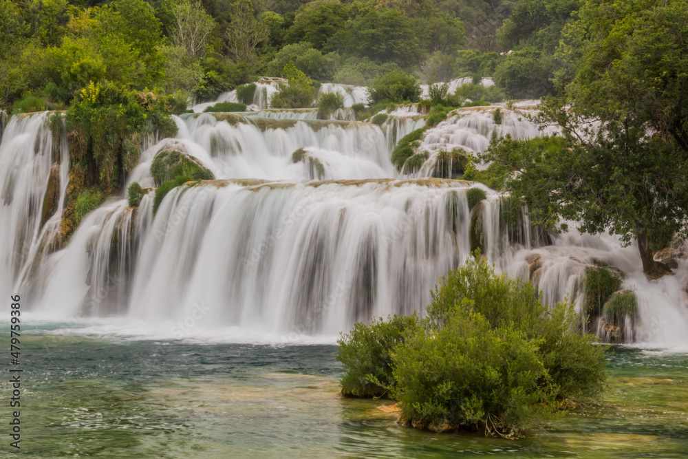 Skradinski Buk waterfall in Krka national park, Croatia