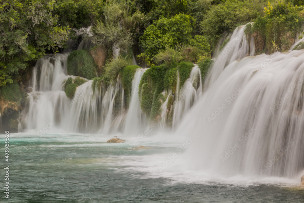 Fototapeta premium Skradinski Buk waterfall in Krka national park, Croatia