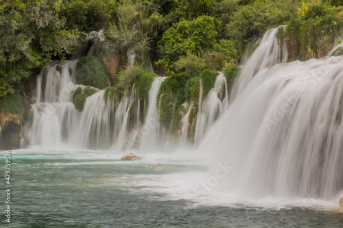 Skradinski Buk waterfall in Krka national park  Croatia