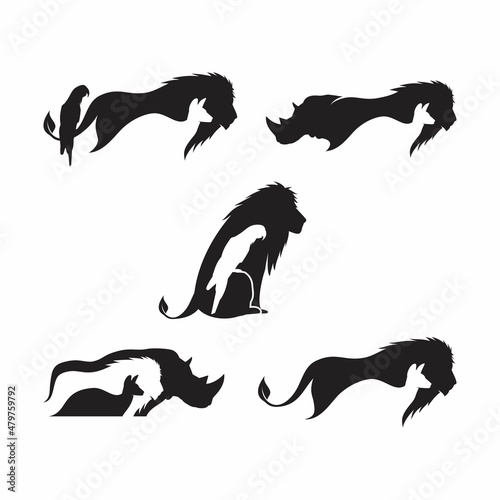 animal silhouette logo