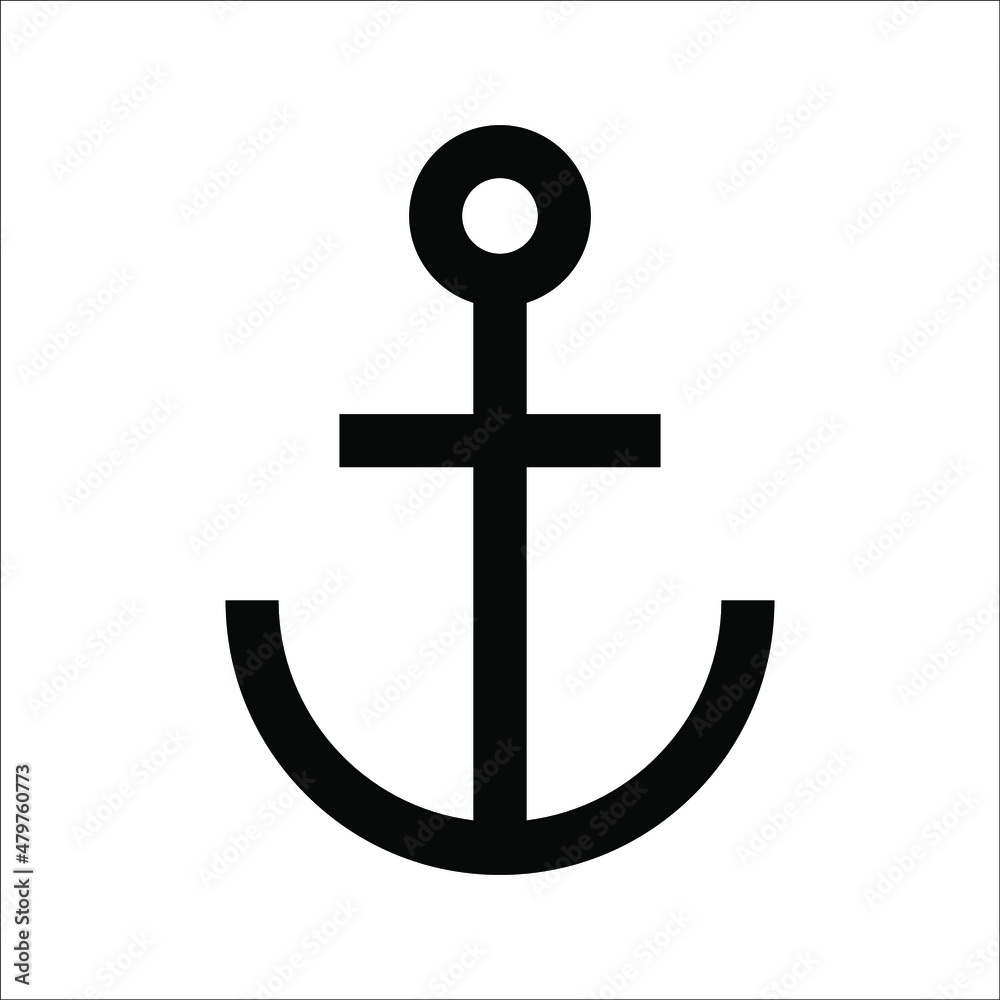 anchor vector icon, on white background, eps 10. anchor vector icon, on white background, eps 10.