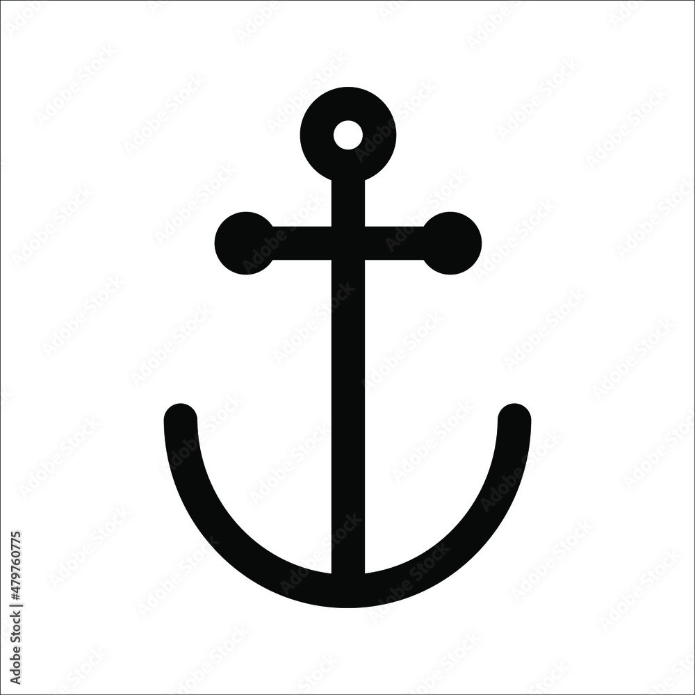 anchor vector icon, on white background, eps 10. anchor vector icon, on white background, eps 10.