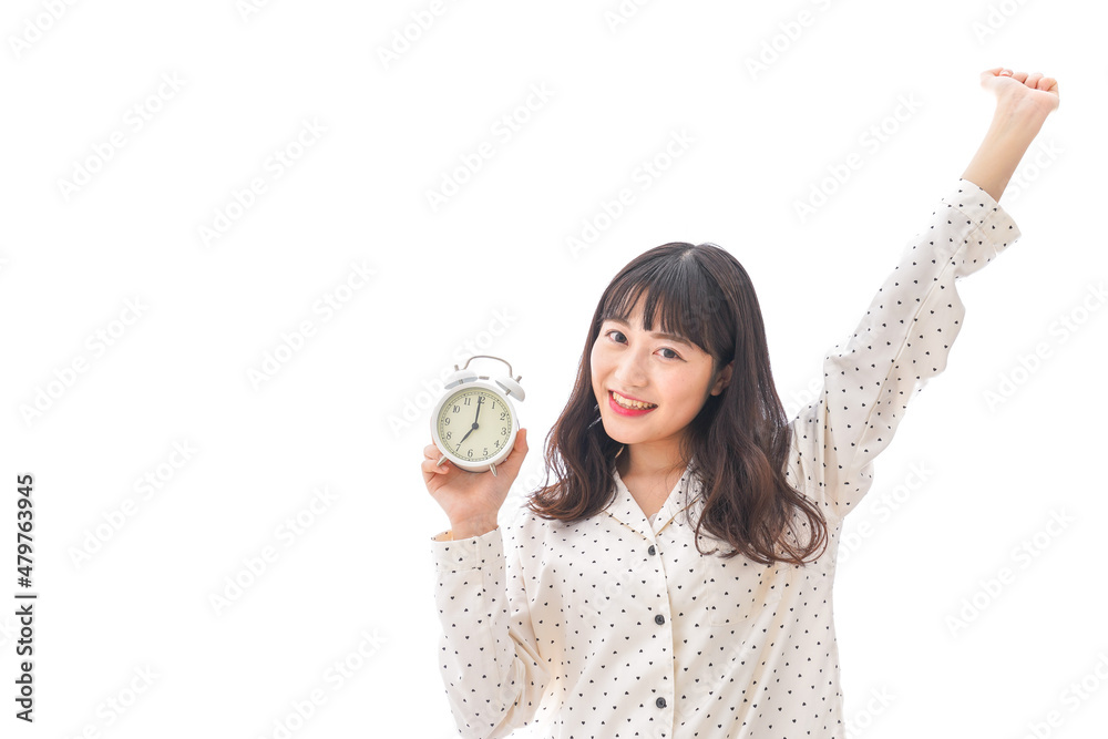 目覚める女性 目覚める女性