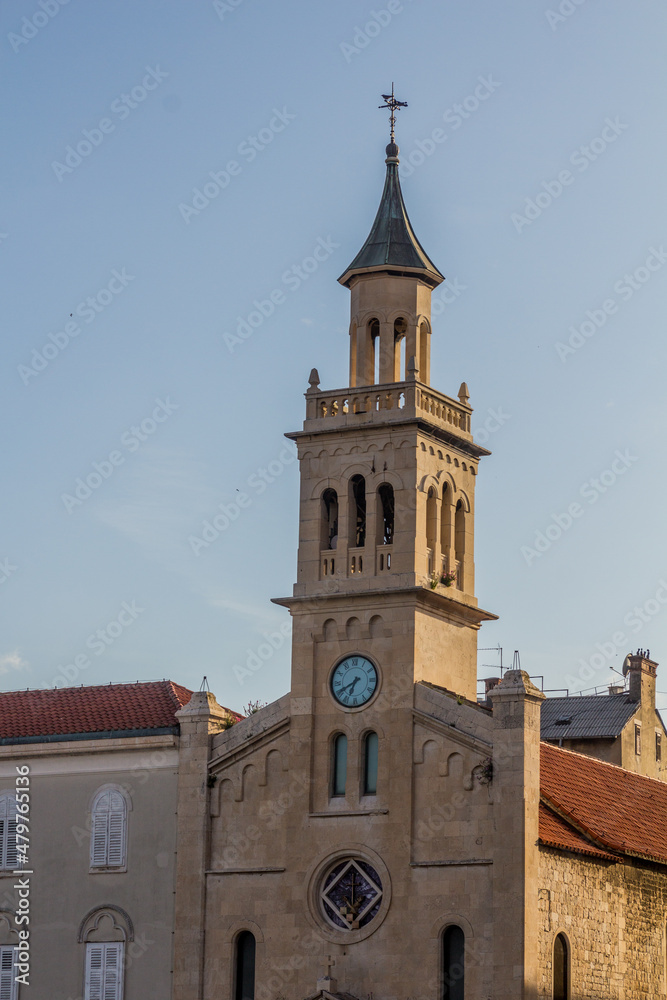 The church and monastery of St. Frane in Split , Croatia