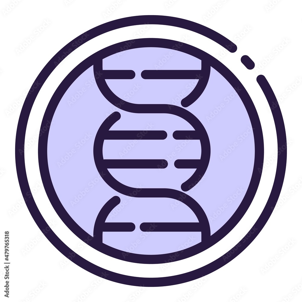 Lab mutation dna icon outline vector. Genetic lab. Genome editing Lab mutation dna icon outline vector. Genetic lab. Genome editing