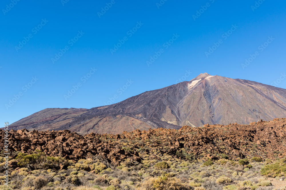 Teide mountain and pico viejo on Tenerife