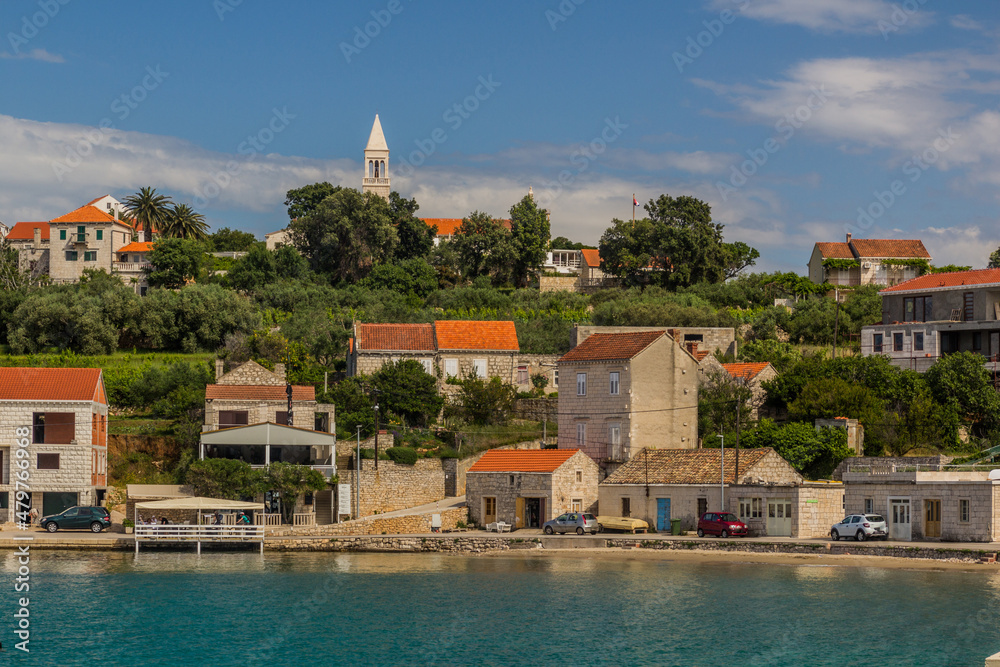 Lumbarda village on Korcula island, Croatia