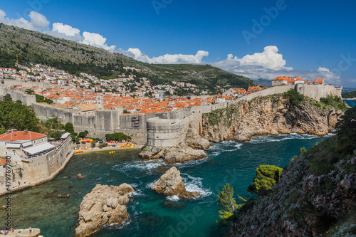 Fototapeta Naklejka Na Ścianę i Meble -  View of the old town in Dubrovnik, Croatia