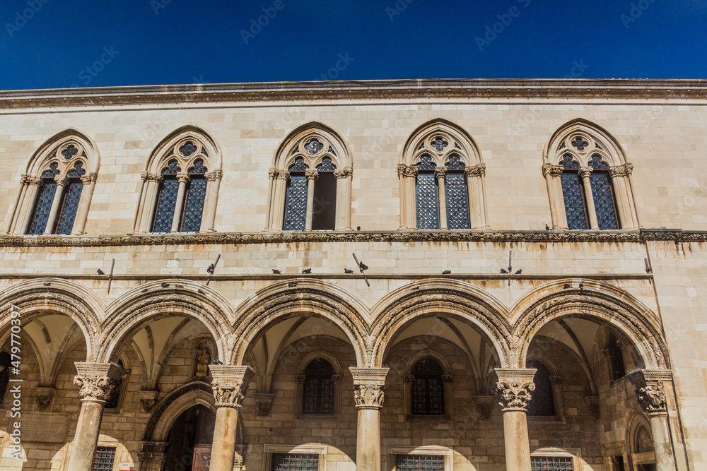 Rector's Palace in the old town of Dubrovnik, Croatia