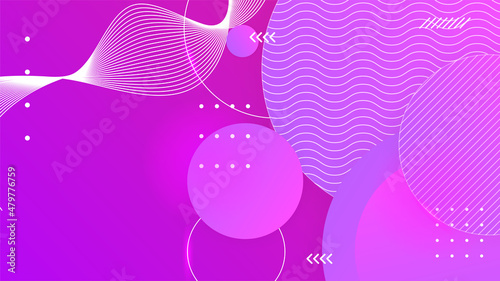 Geometric gradient purple Abstract Design Background